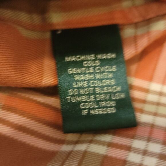 Lauren ralph lauren plaid shirt size large. - Picture 11 of 11